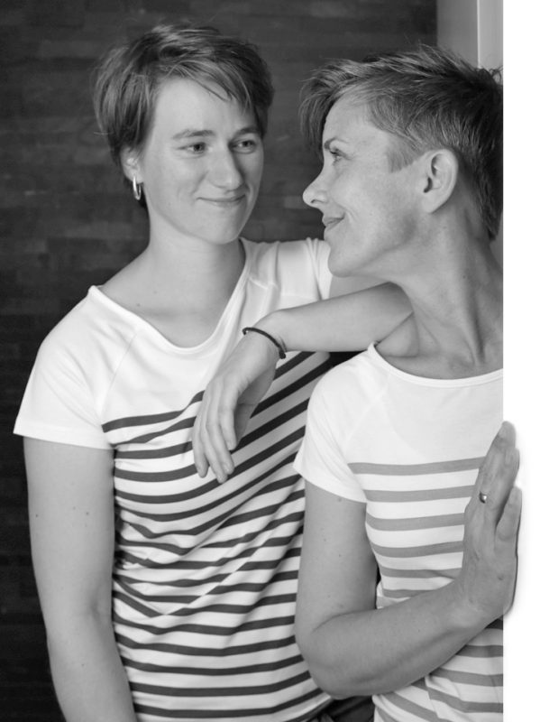 Judith Liebrecht, Mediengestalterin und Martina Hahn, Industriemeisterin für Digital- und Printmedien