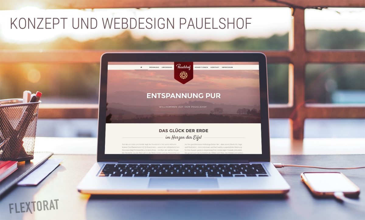 Referenz im bereich Webdesign: www.Pauelshof.de